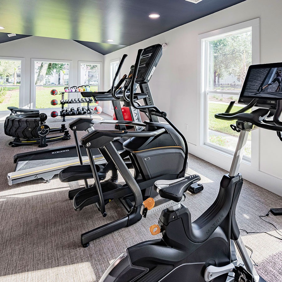 nice gym with natural lightling